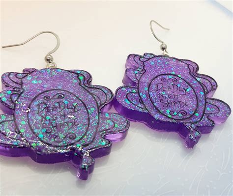 Nightshade Earrings .